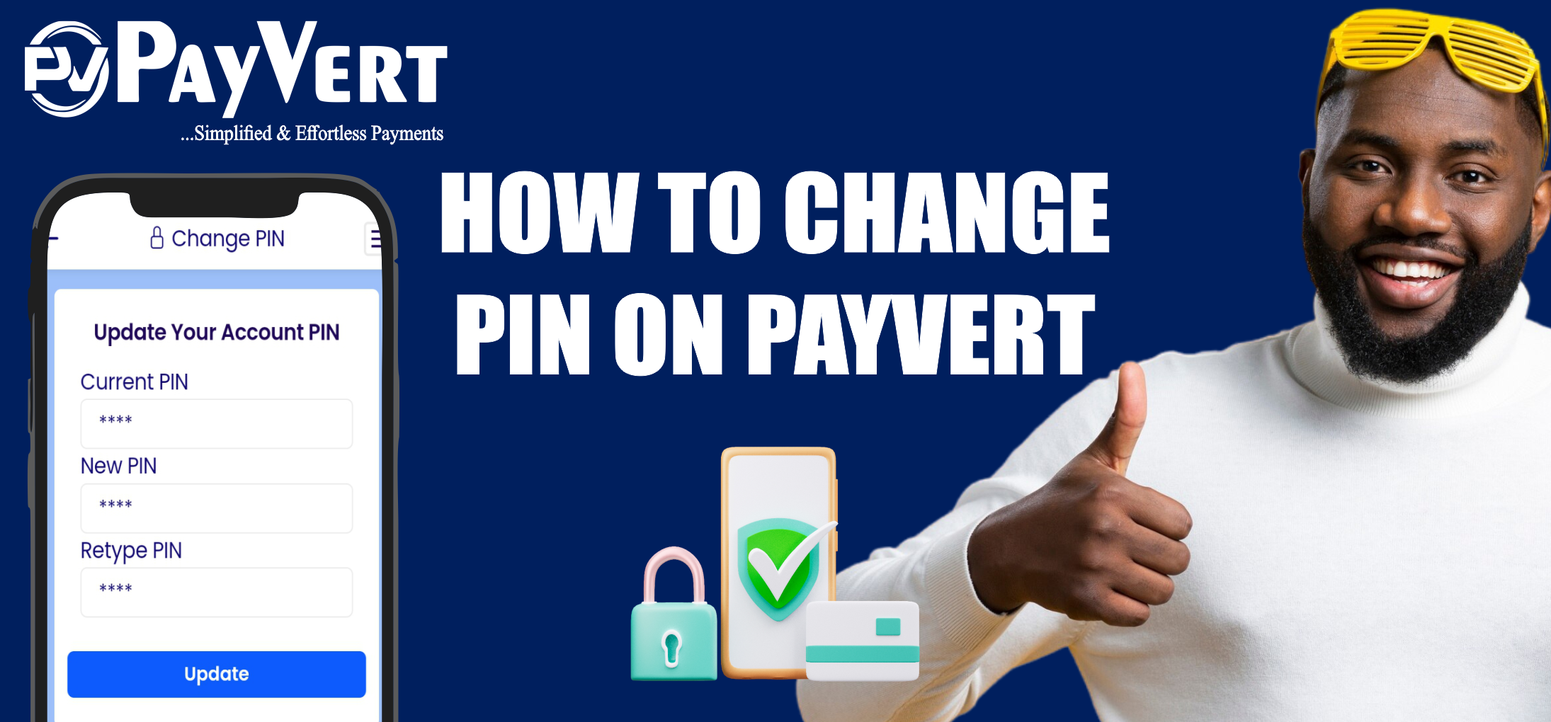 How To Change Pin ON PayVert