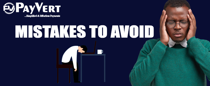 Mistakes To Avoid 